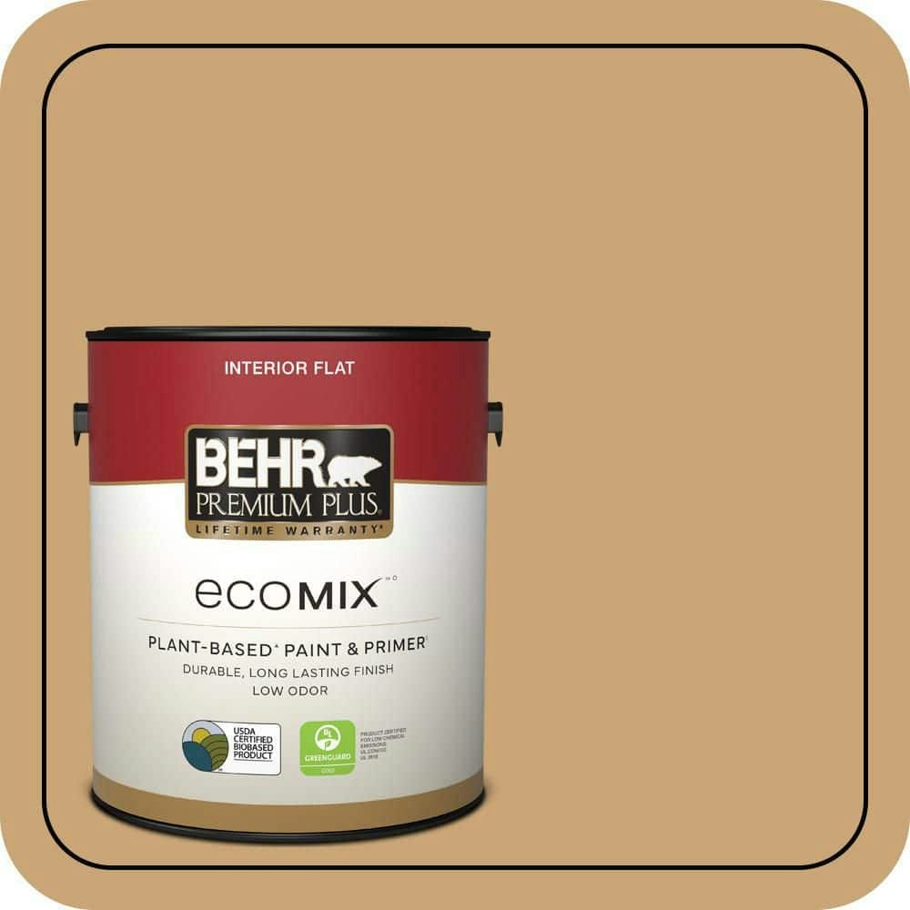 Home Decorators Collection 1-Gallon Butter Nut Flat Plant-Based Interior Paint and Primer: $38.98 Home Decorators Collection 1-Gallon Butter Nut Flat Plant-Based Interior Paint and Primer: $38.98