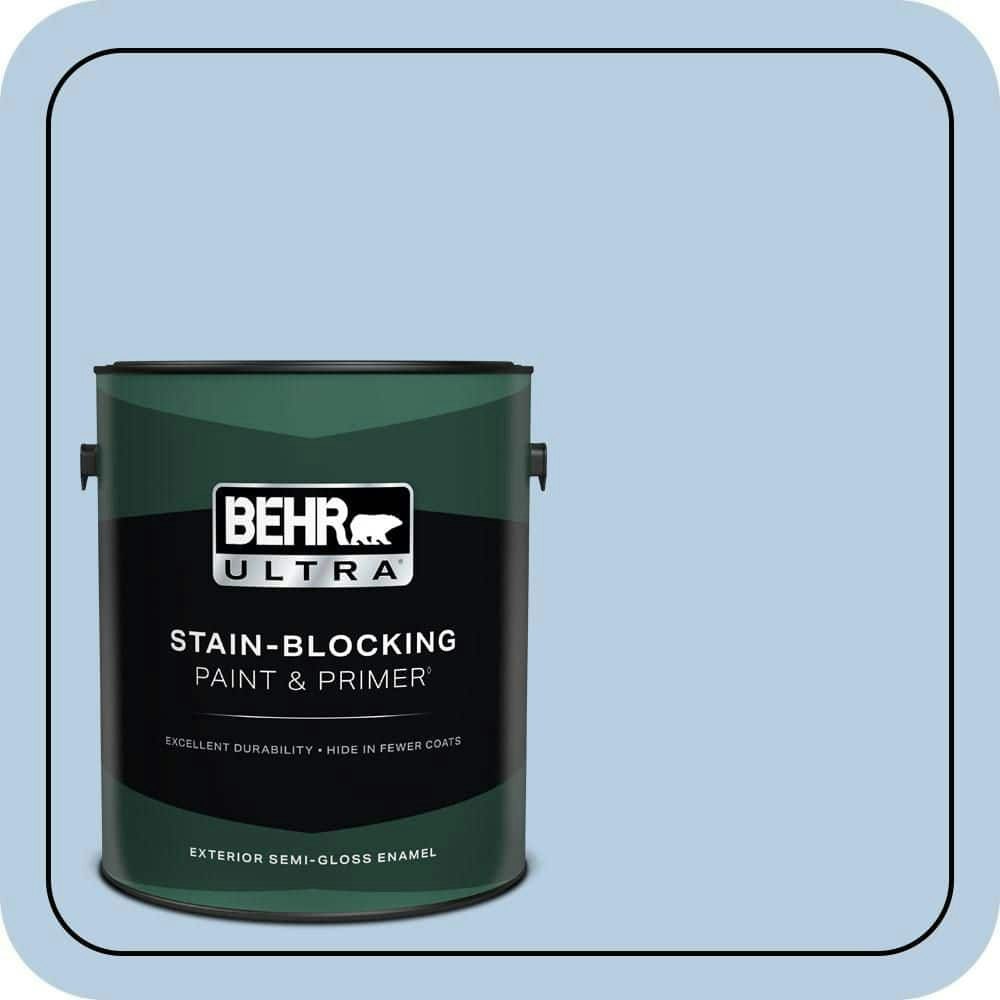 Behr Impressionist Sky Semi-Gloss Exterior Paint & Primer 1-Gallon: $61.98 Behr Impressionist Sky Semi-Gloss Exterior Paint & Primer 1-Gallon: $61.98