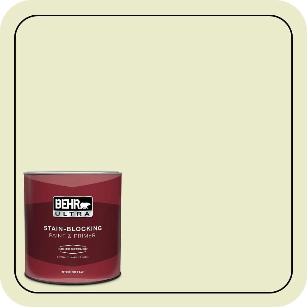 Floating Lily Extra Durable Flat Interior Paint and Primer 1-Quart: $21.98