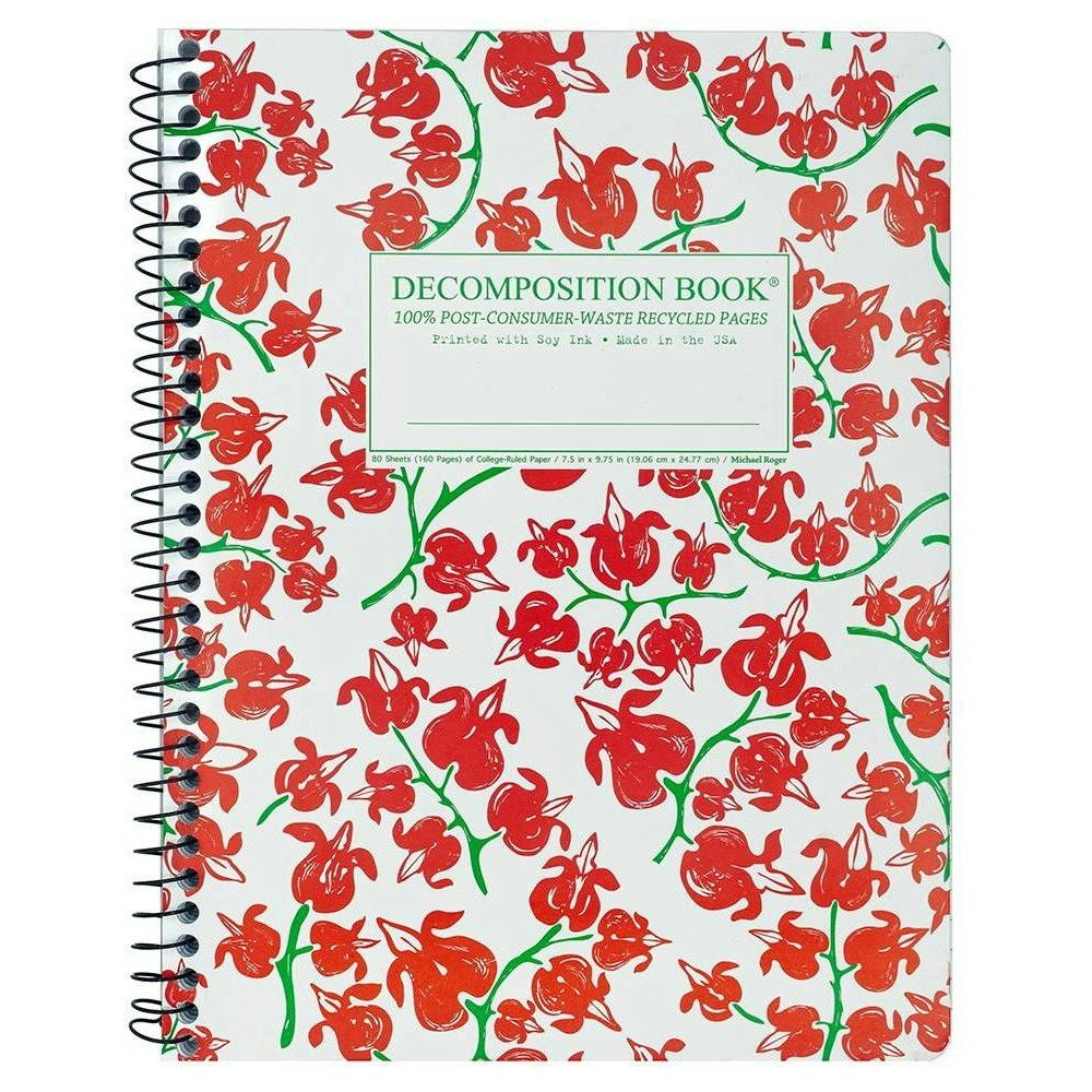 Decomposition 7.5"x9.75" College Ruled 160-Page Spiral Notebook: $8.99