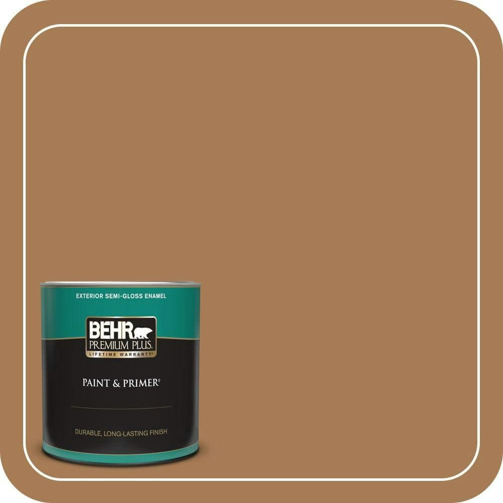 Behr Premium 1-Quart Antique Penny Semi-Gloss Exterior Paint and Primer: $25.98 Behr Premium 1-Quart Antique Penny Semi-Gloss Exterior Paint and Primer: $25.98
