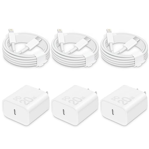 CXX 20W USB-C PD Charger and 6-Foot Cable 3-Pack: $12.99