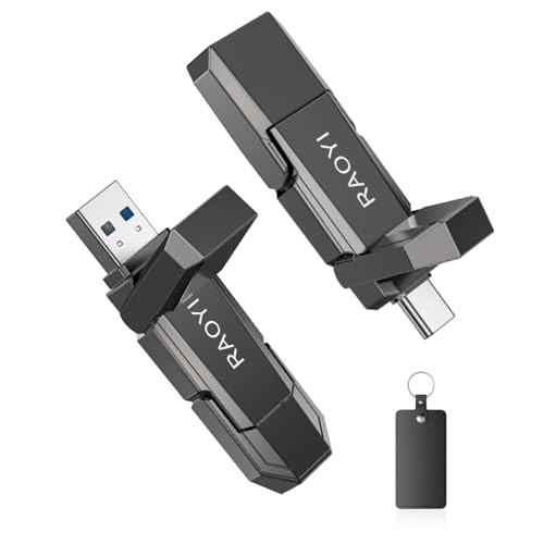 Raoyi 256GB USB-C and USB 3.2 Portable SSD: $47.99