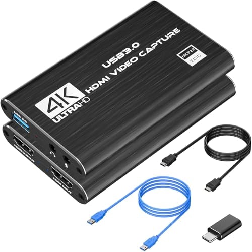 4K HDMI USB 3.0 Video Capture Card: $25.99 4K HDMI USB 3.0 Video Capture Card: $25.99