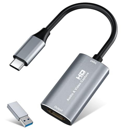 4K HDMI to USB-C Video Capture Card: $9.99 4K HDMI to USB-C Video Capture Card: $9.99