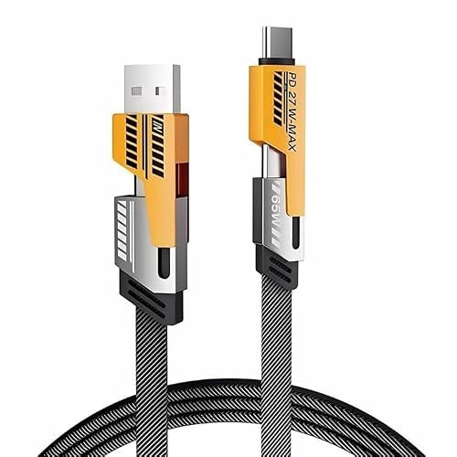 ApeVolt 4-in-1 4-Foot USB-C Charging Cable: $11.99