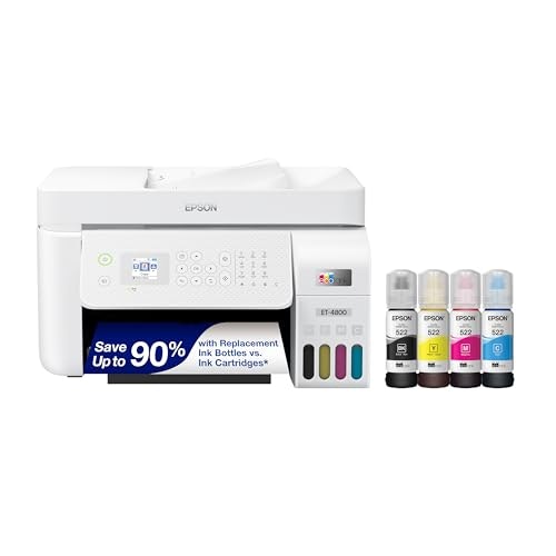 Epson EcoTank ET-4800 Wireless All-in-One Supertank Printer: $199.99 Epson EcoTank ET-4800 Wireless All-in-One Supertank Printer: $199.99