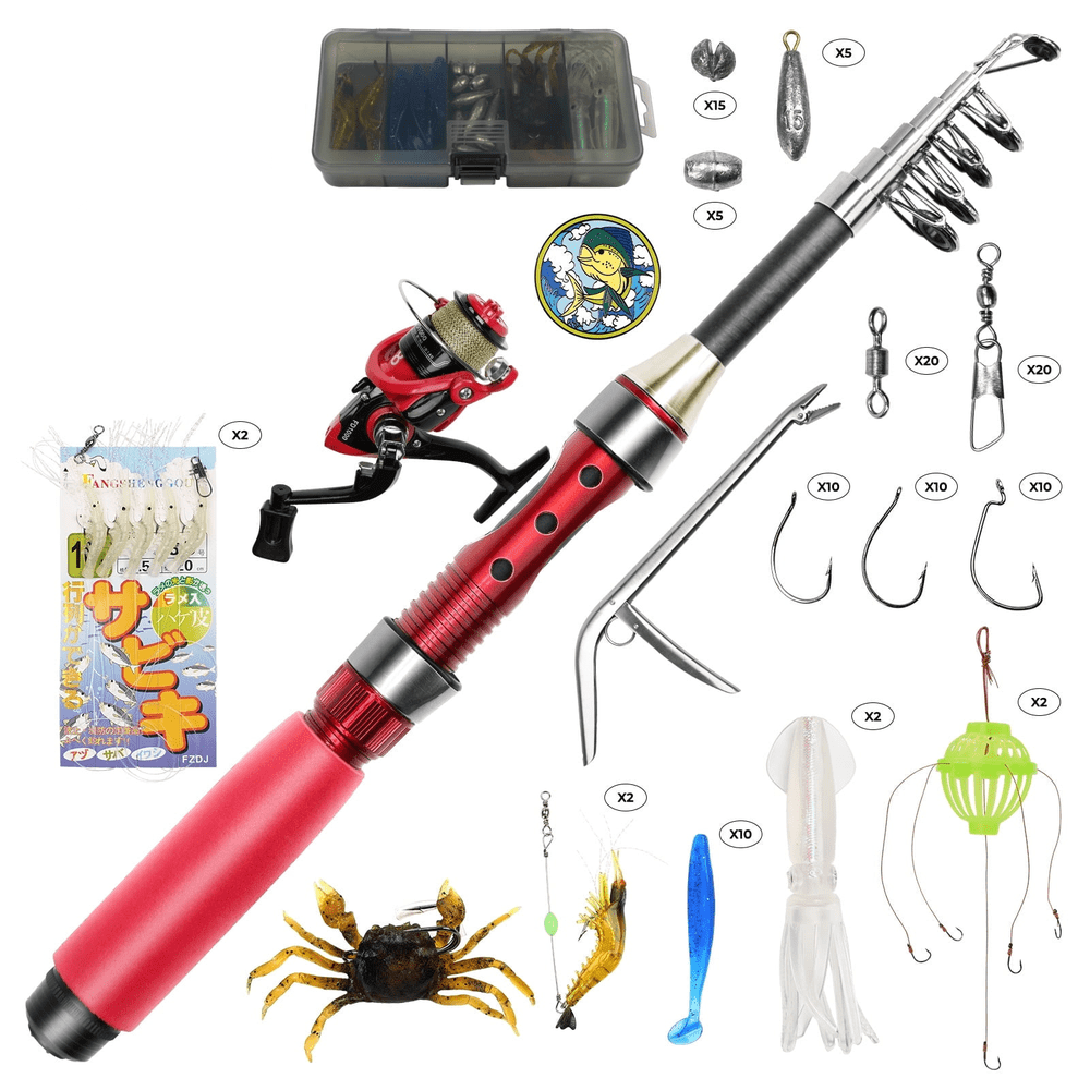 GVDV Telescopic Fishing Rod and Reel Combo: $11.73 GVDV Telescopic Fishing Rod and Reel Combo: $11.73