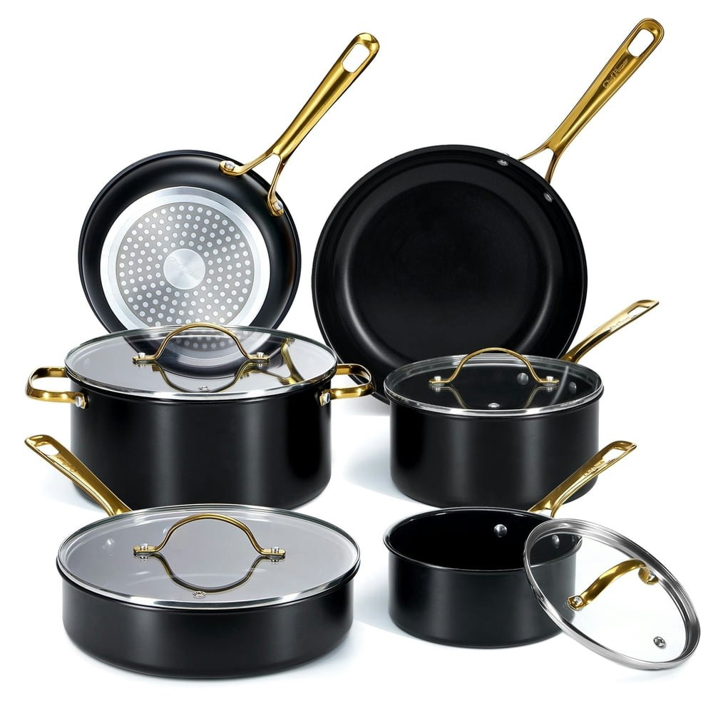 Chef Power 10-Piece Ceramic Non-Stick Cookware Set: $81.99