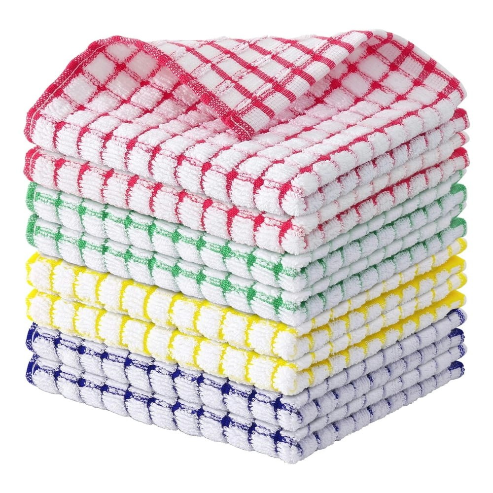 DecorUhome 12" x 12" Cotton Dish Cloth 8-Pack: $8.99 DecorUhome 12" x 12" Cotton Dish Cloth 8-Pack: $8.99