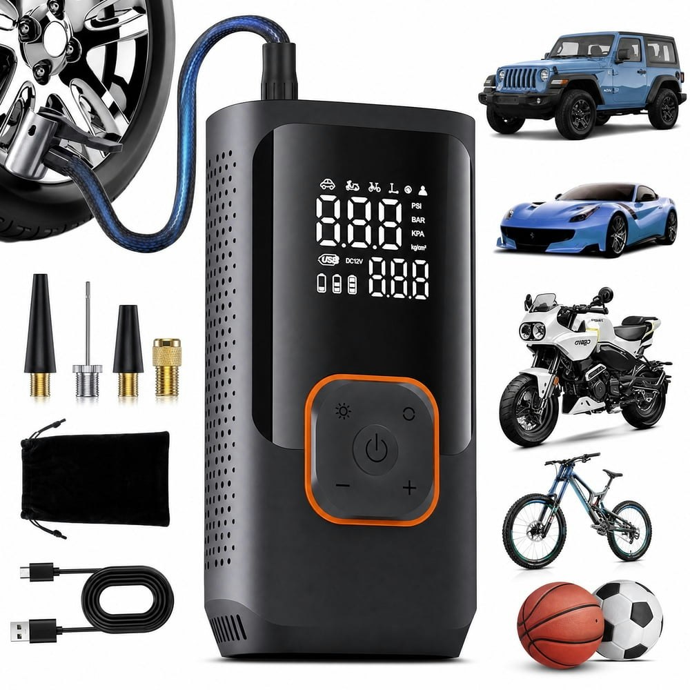 Absoke 150-PSI Cordless Tire Inflator: $26.29 Absoke 150-PSI Cordless Tire Inflator: $26.29