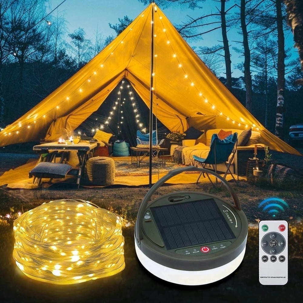 Solar Camping String Lights 33-foot: $22.99 Solar Camping String Lights 33-foot: $22.99