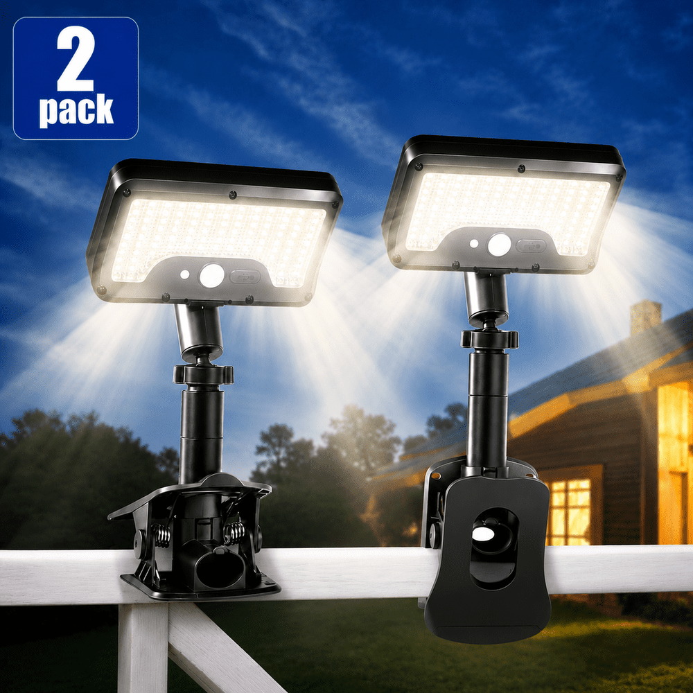 Mehoom Clip-On Solar Motion Lights 2-Pack: $27.99
