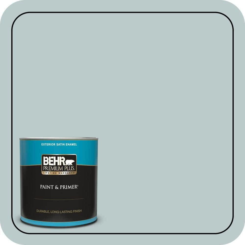 Behr Urban Raincoat Satin Enamel Exterior Paint & Primer 1-Quart Can: $24.98 Behr Urban Raincoat Satin Enamel Exterior Paint & Primer 1-Quart Can: $24.98