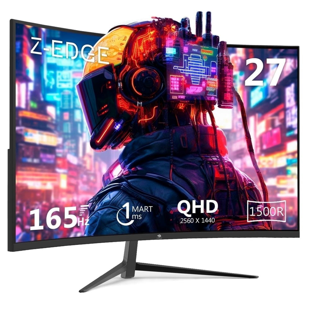 Z-Edge 27" 1440p LED Curved Monitor: $139.99