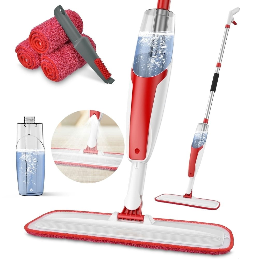 Fvsa Spray Mop with 14-oz. Refillable Bottle and 3 Microfiber Pads: $18.99 Fvsa Spray Mop with 14-oz. Refillable Bottle and 3 Microfiber Pads: $18.99