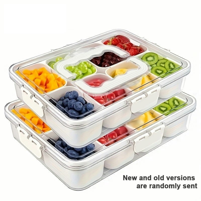 Snackle Box 8-Compartment Serving Tray 2-Pack: $17.99