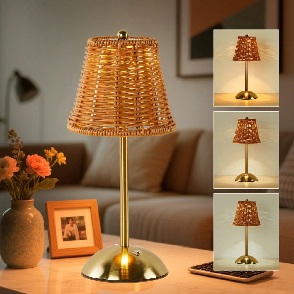 Lafaytte Rattan LED Table Lamp: $21.99