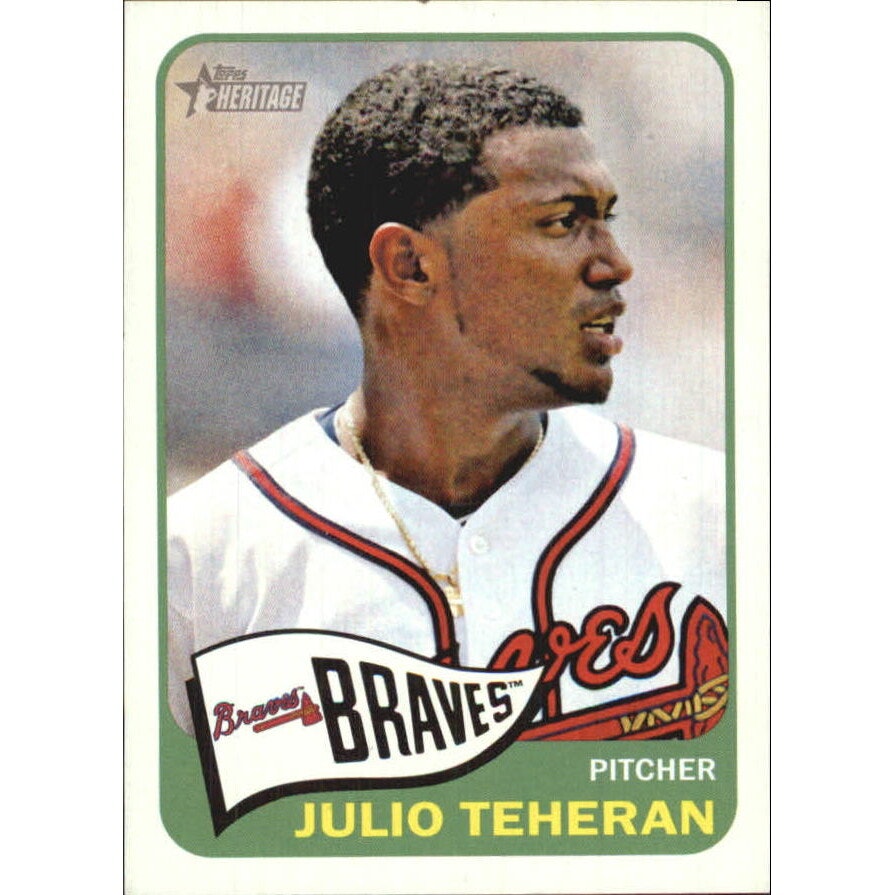 2014 Topps Heritage Mini Julio Teheran Card #275: $18 2014 Topps Heritage Mini Julio Teheran Card #275: $18