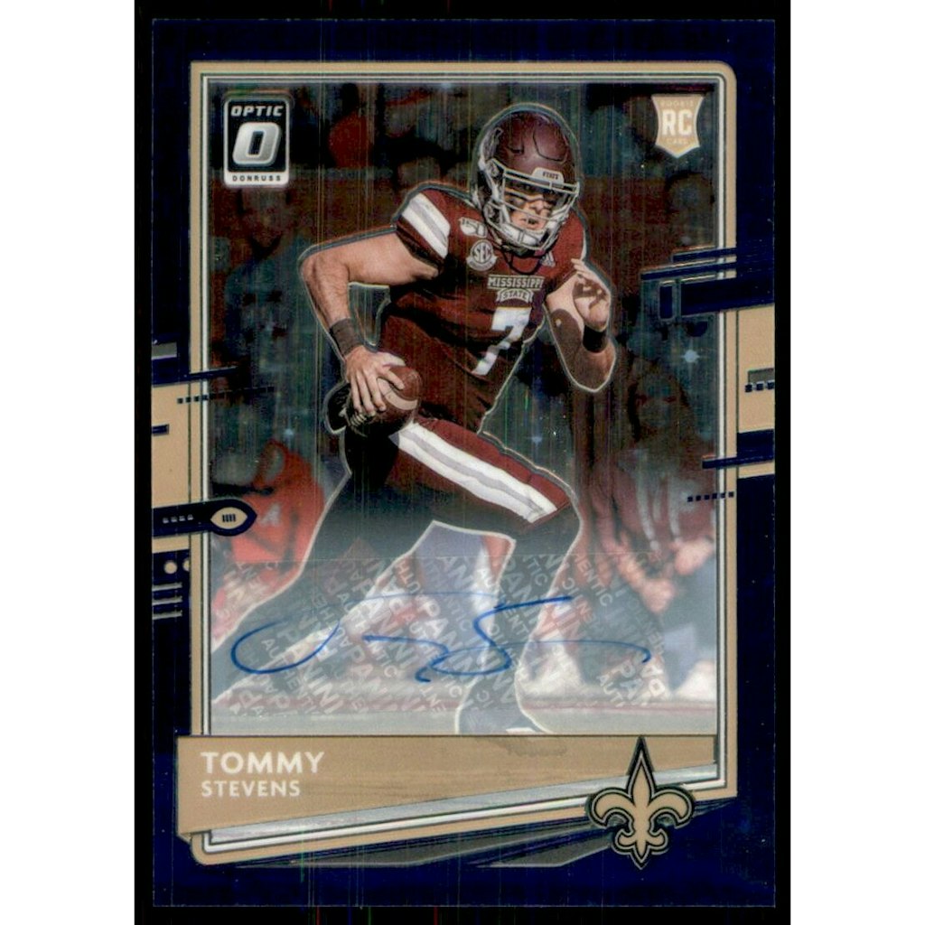 2020 Donruss Optic Tommy Stevens Purple Stars Rookie Autograph Card: $18 2020 Donruss Optic Tommy Stevens Purple Stars Rookie Autograph Card: $18