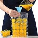 Disposable Self-Sealing Ice Cube Tray Bag 50-Pack w/ Funnel for $1 + free shipping w/ $25
