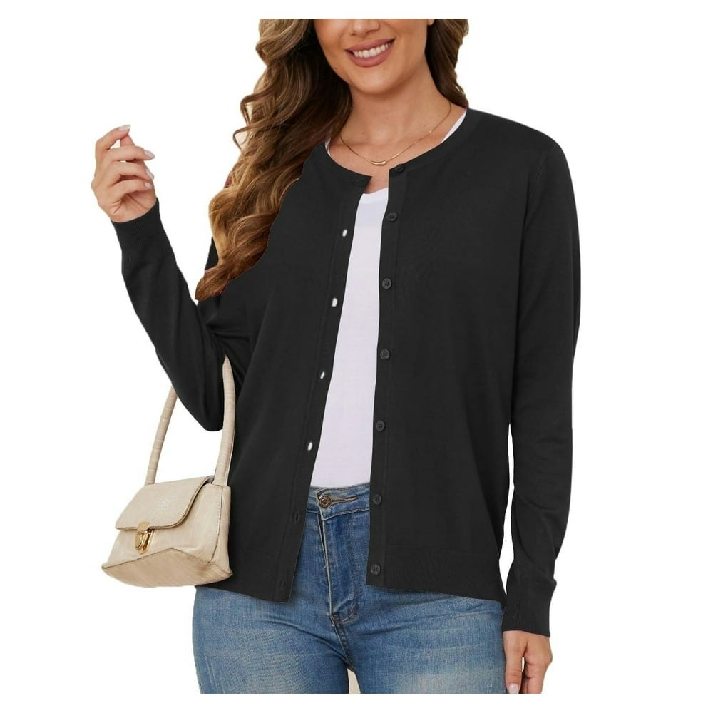 Uvplove Women's Lightweight Button-Down Cardigan Sweater: $17.59