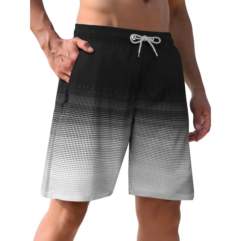 Aptro Men's 9-inch Quick-Dry Swim Trunks: $23.99