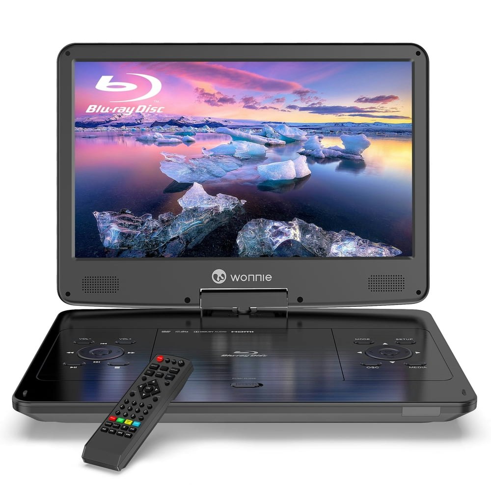 Wonnie 14.1-inch Portable Blu-ray DVD Player: $249.99