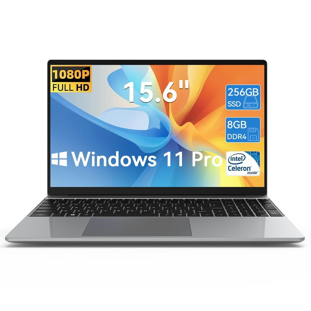 15.6-Inch Windows 11 Pro Intel Celeron 8GB RAM 256GB SSD Laptop: $249.69 15.6-Inch Windows 11 Pro Intel Celeron 8GB RAM 256GB SSD Laptop: $249.69