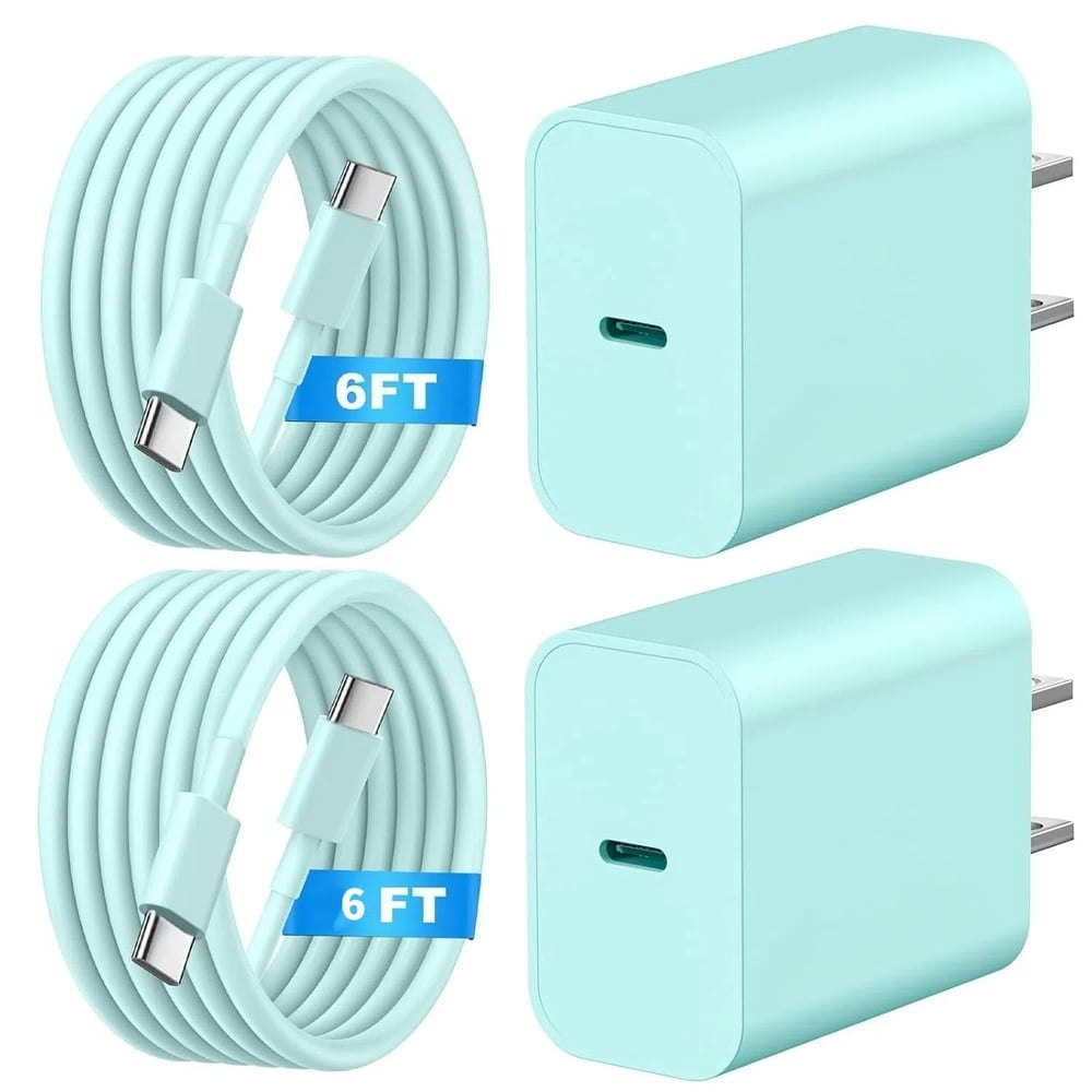 20W USB-C Wall Charger and 6-Foot Cable 2-Pack: $12.99 20W USB-C Wall Charger and 6-Foot Cable 2-Pack: $12.99