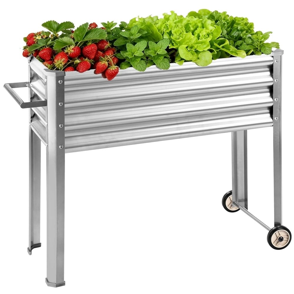 Land Guard 36x12x35-Inch Mobile Galvanized Raised Garden Bed: $59.39 Land Guard 36x12x35-Inch Mobile Galvanized Raised Garden Bed: $59.39