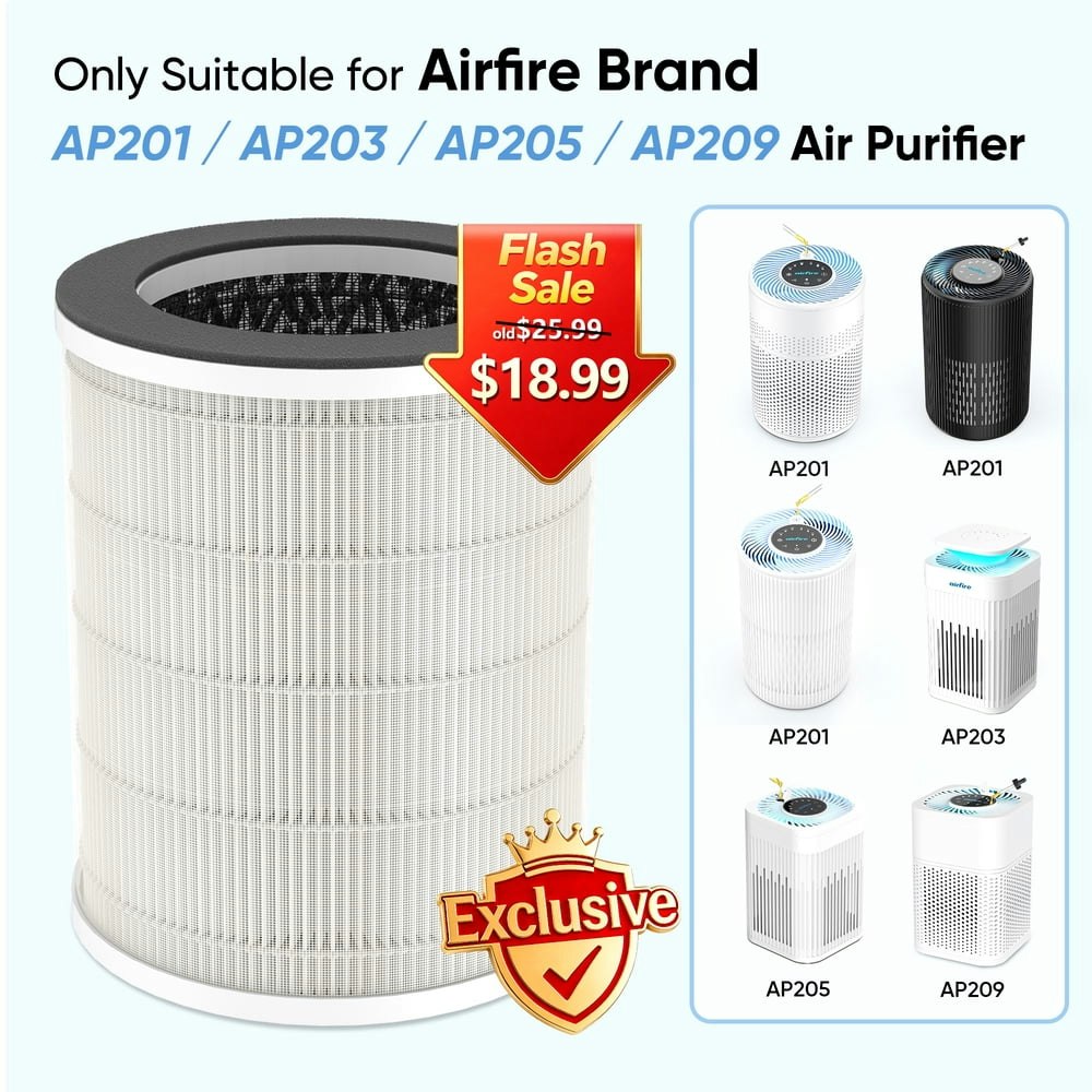 Replacement AP201 H13 HEPA Air Purifier Filter: $18.04 Replacement AP201 H13 HEPA Air Purifier Filter: $18.04