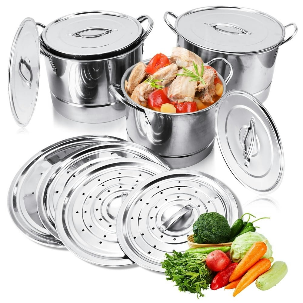Stainless Steel Stock Pot 4-Piece Set: $38.89 Stainless Steel Stock Pot 4-Piece Set: $38.89