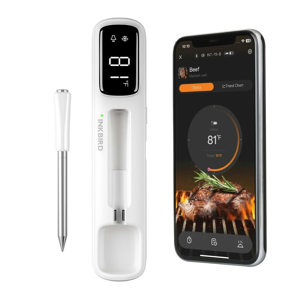 Inkbird Mini Wireless Meat Thermometer: $34.19
