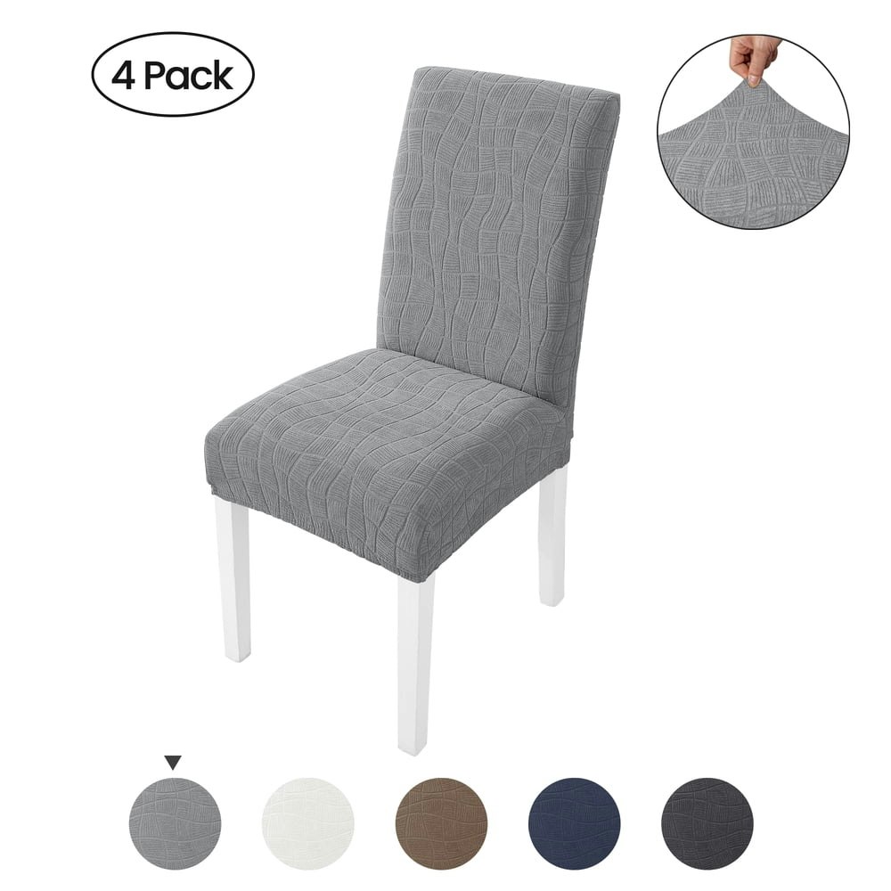 Jiater Waterproof Stretch Dining Chair Cover 4-Pack: $19.99