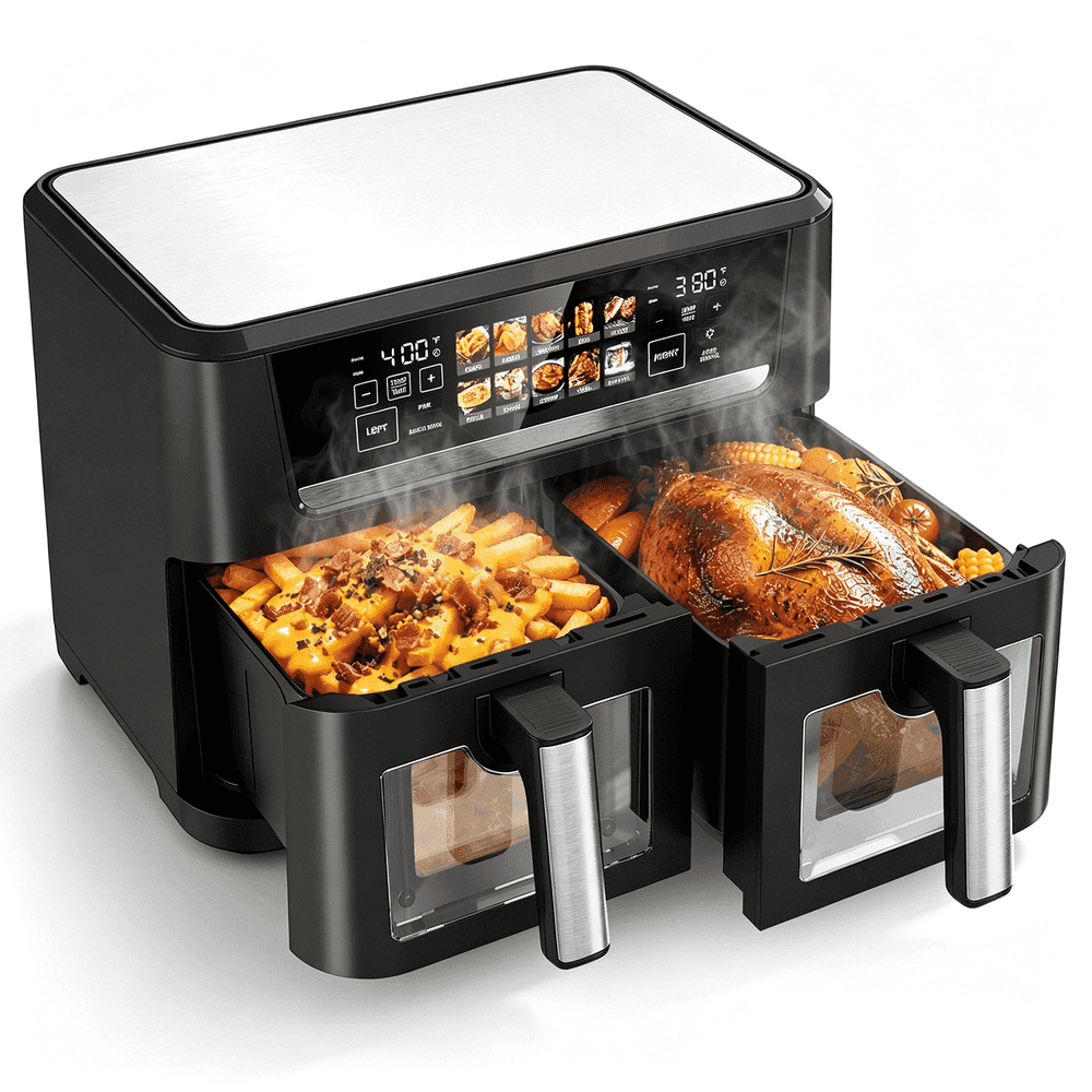 13-Quart Dual Basket Air Fryer Oven: $102.99 13-Quart Dual Basket Air Fryer Oven: $102.99