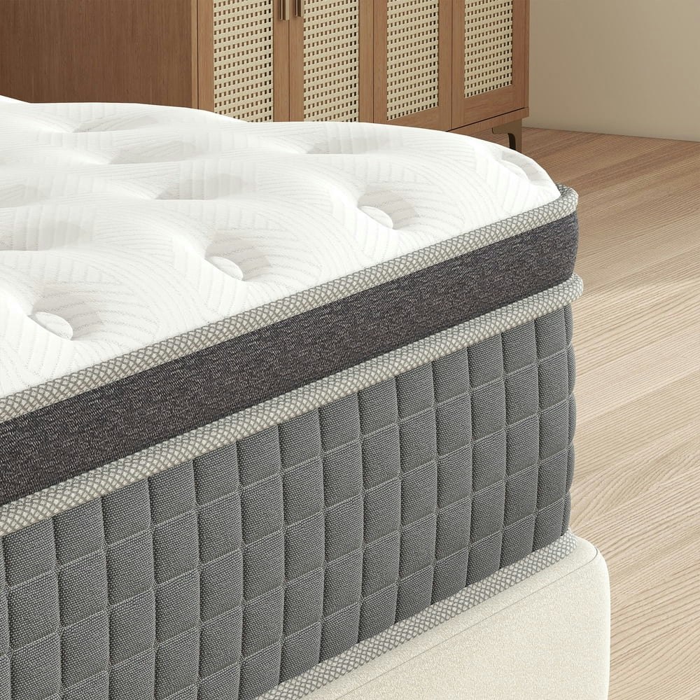 Abunitt 12-inch Queen Memory Foam Hybrid Mattress: $147 Abunitt 12-inch Queen Memory Foam Hybrid Mattress: $147