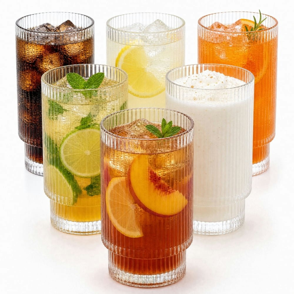 Soulgenix 14oz Highball Glasses 6-Pack: $22.99