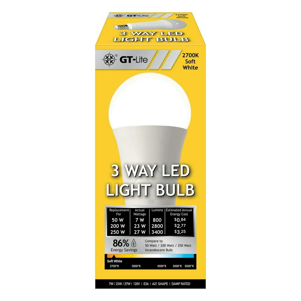 3,400-Lumen A21 3-Way LED Light Bulb: $12.99 3,400-Lumen A21 3-Way LED Light Bulb: $12.99