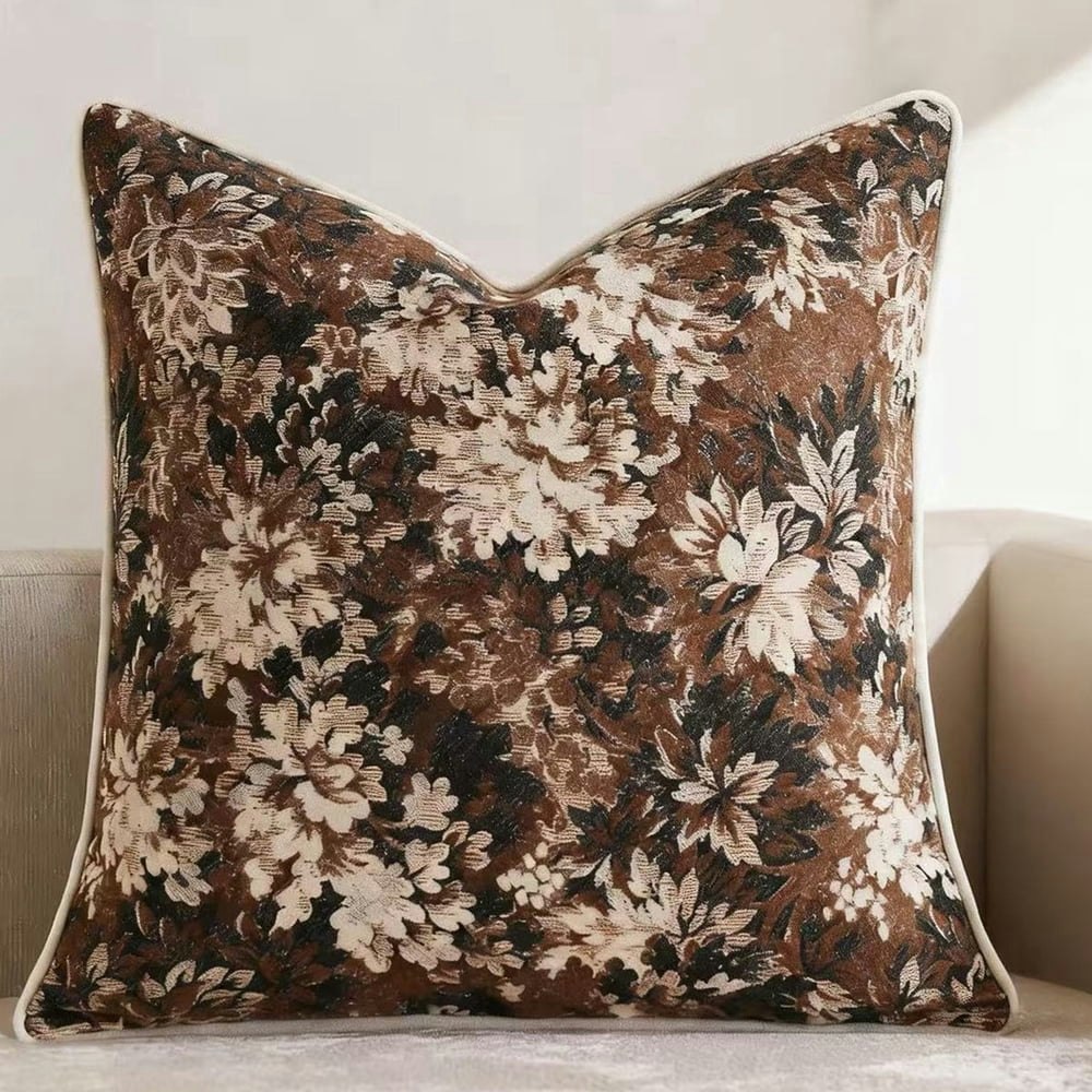 Susielady 18" x 18" Floral Chenille Throw Pillow Cover: $13.49 Susielady 18" x 18" Floral Chenille Throw Pillow Cover: $13.49