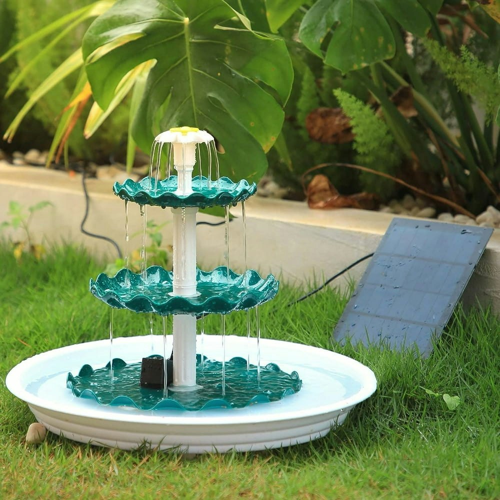 Aisitin 3-Tiered Solar Bird Bath Fountain: $22.79 Aisitin 3-Tiered Solar Bird Bath Fountain: $22.79