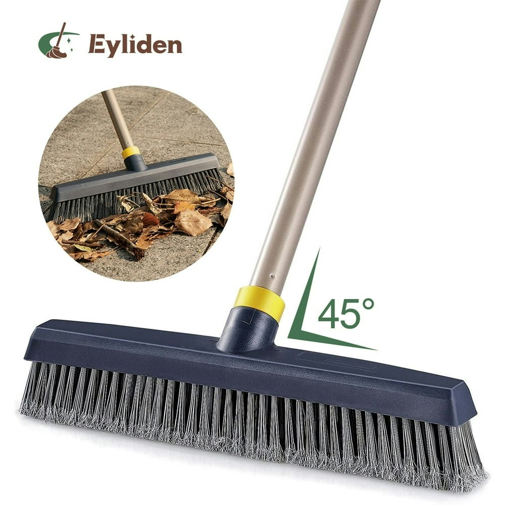 Eyliden 54-Inch Push Broom with Stiff Bristles: $17.98 Eyliden 54-Inch Push Broom with Stiff Bristles: $17.98