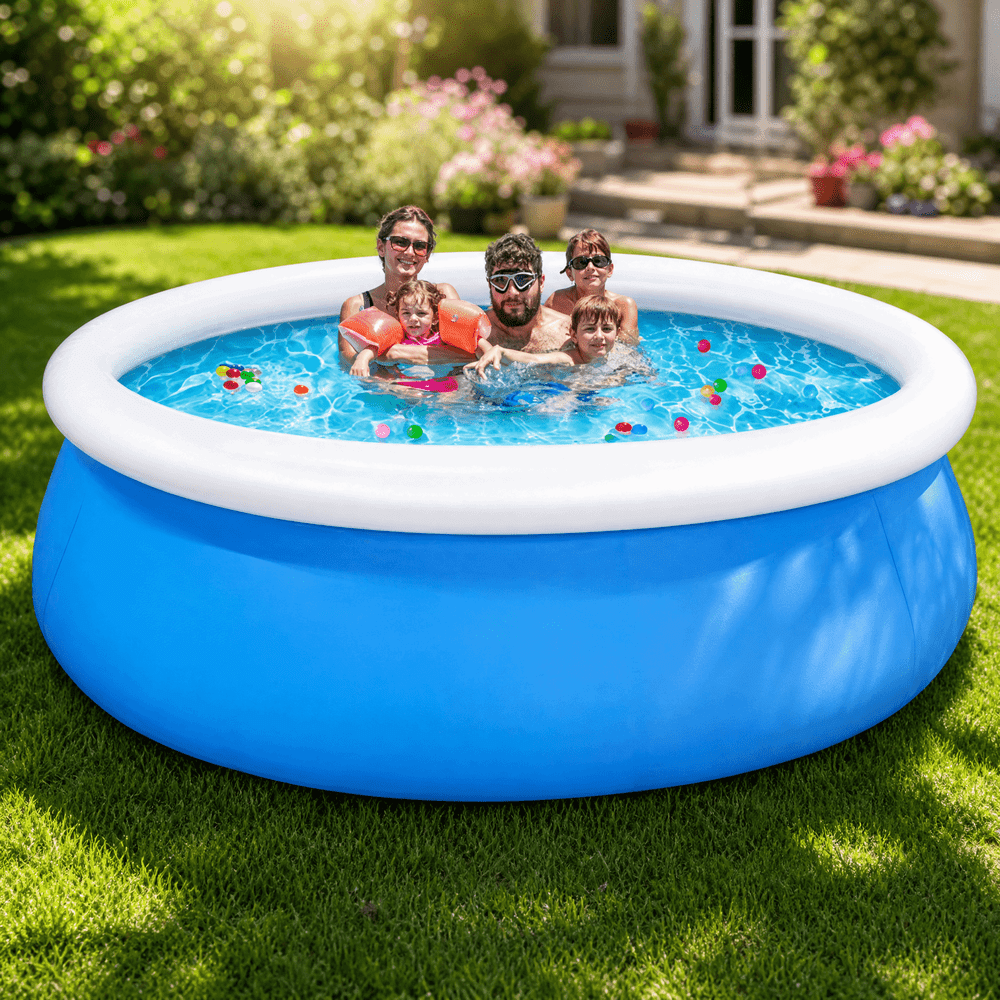 Naipo 10-Foot Inflatable Above-Ground Family Pool: $62.99 Naipo 10-Foot Inflatable Above-Ground Family Pool: $62.99