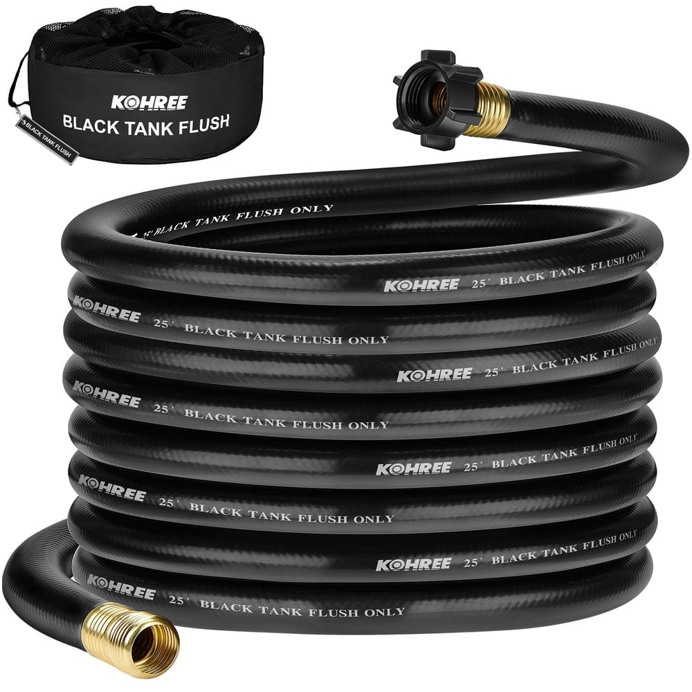Kohree 25-Foot RV Black Water Hose: $31.99 Kohree 25-Foot RV Black Water Hose: $31.99