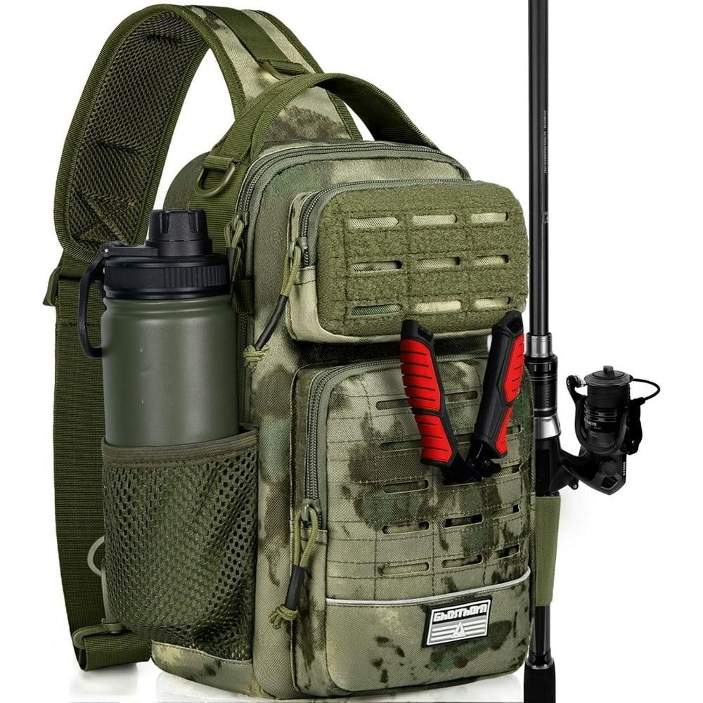 Ghosthorn Fishing Backpack Tackle Sling Bag: $19.99