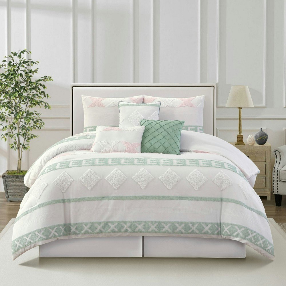Nanshing Queen 7-Piece Gordis Comforter Set: $144.99 Nanshing Queen 7-Piece Gordis Comforter Set: $144.99