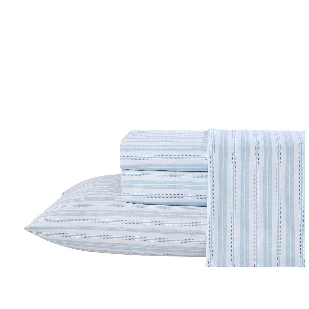 Laura Ashley King 300 Thread Count Printed Sheet Set: $71.99