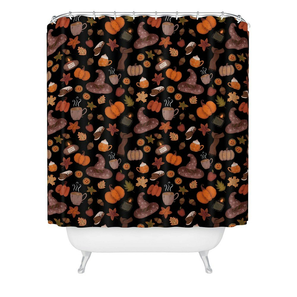 Deny Designs Mieken Petra Designs Halloween Shower Curtain: $69.99 Deny Designs Mieken Petra Designs Halloween Shower Curtain: $69.99