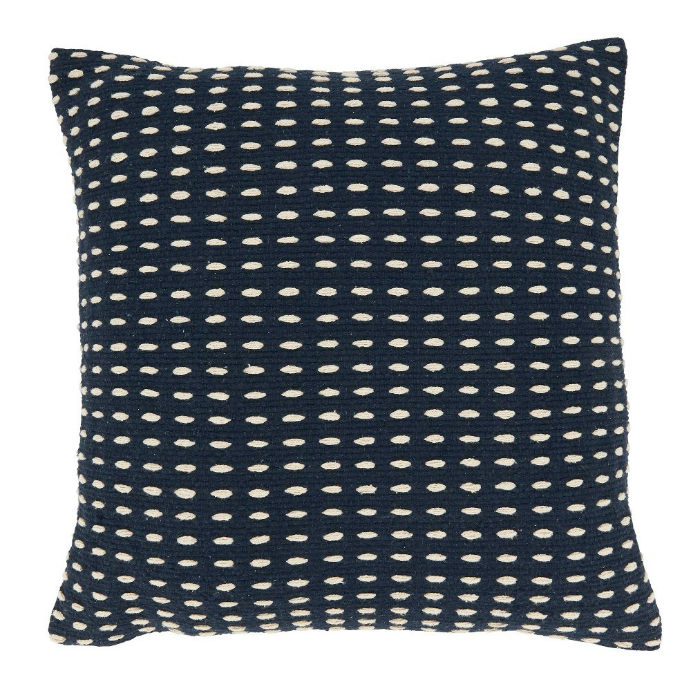 Saro Lifestyle 20\"x20\" Woven Dashed Down Throw Pillow: $44.99