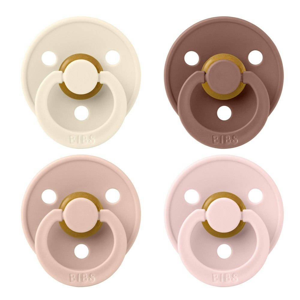 Bibs Colour Latex Pacifier Size 1 4-Pack: $29.99